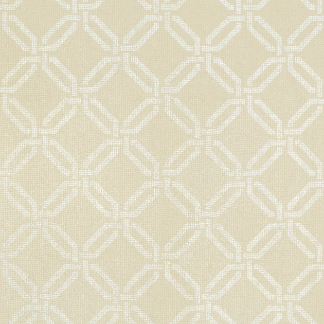 Thibaut T45050 Wanderlust Miramar Beige - tapeta strukturalna w kratownicę