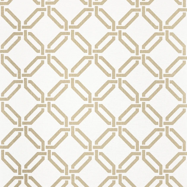 Thibaut T45054 Wanderlust Miramar Gilver - tapeta strukturalna w kratownicę