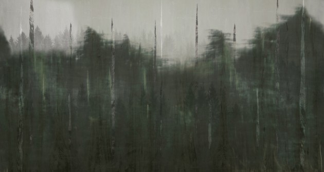 Wall & Deco WDGF2502 Contemporary 2025 Ghostforrest – mural krajobraz lasu