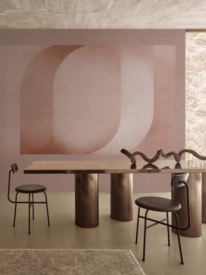 Wall & Deco WDHO2502 Contemporary 2025 Horus – mural w geometryczne, zaokrąglone kształty