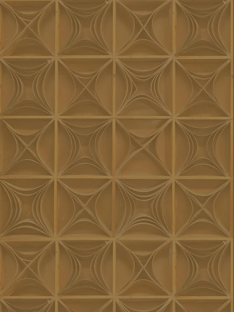Wall & Deco WDLC2502 Contemporary 2025 Les Courbes – mural geometryczny