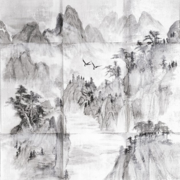 Wall & Deco WDMM2501 Contemporary 2025 Morning Mist – mural górski krajobraz