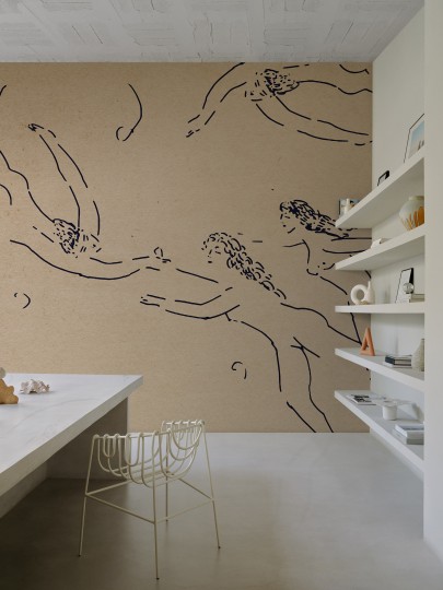 Wall & Deco WDDA2501 Contemporary 2025 Danae – mural w pływające sylwetki kobiet