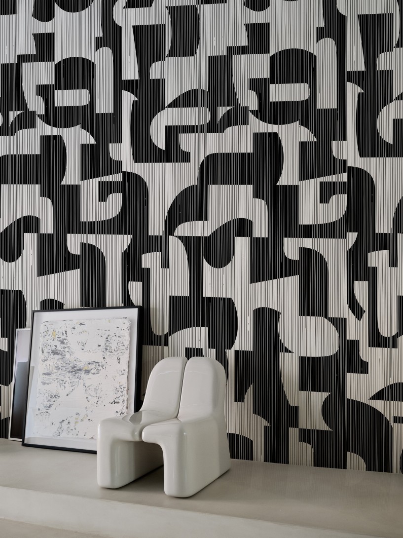 Wall & Deco WDDE2501 Contemporary 2025 Dettaglio – mural geometryczny