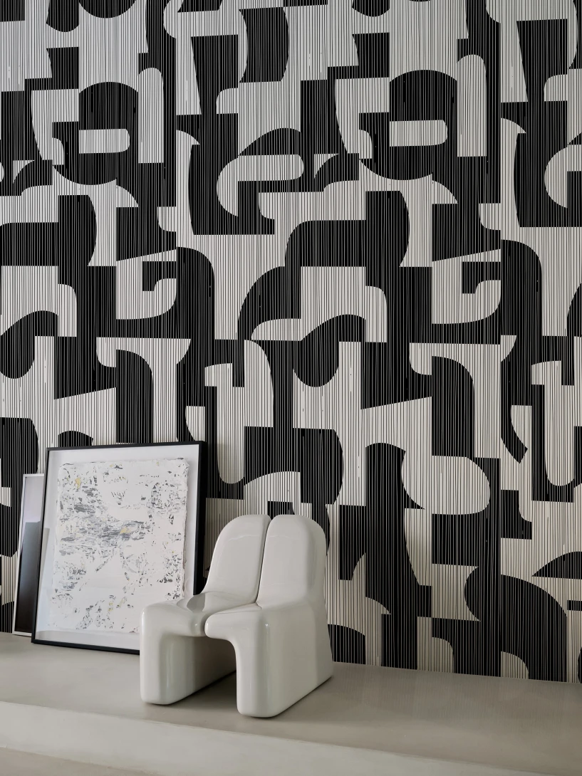 Wall & Deco WDDE2502 Contemporary 2025 Dettaglio – mural geometryczny