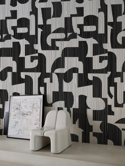 Wall & Deco WDDE2502 Contemporary 2025 Dettaglio – mural geometryczny