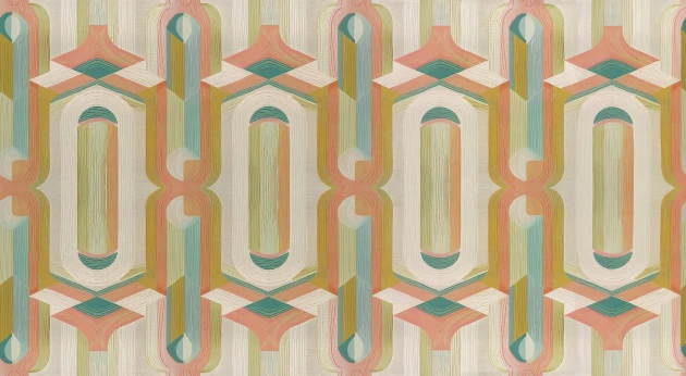 Wall & Deco WDAN2501 Contemporary 2025 Ananke – mural w geometryczne kształty