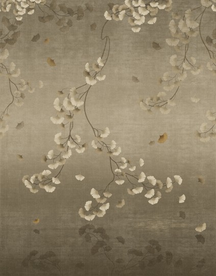 Wall & Deco WDJI2501 Contemporary 2025 Jinko – mural roślinny w orientalnym stylu