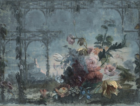 Wall & Deco WDOU2502 Contemporary 2025 Once Upon A Time – mural z baśniowym pejzażem roślinnym