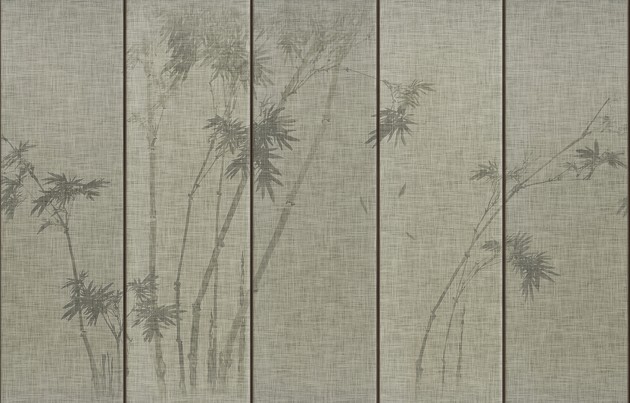 Wall & Deco WDLE2501 Contemporary 2025 Levante – mural w gałęzie bambusa