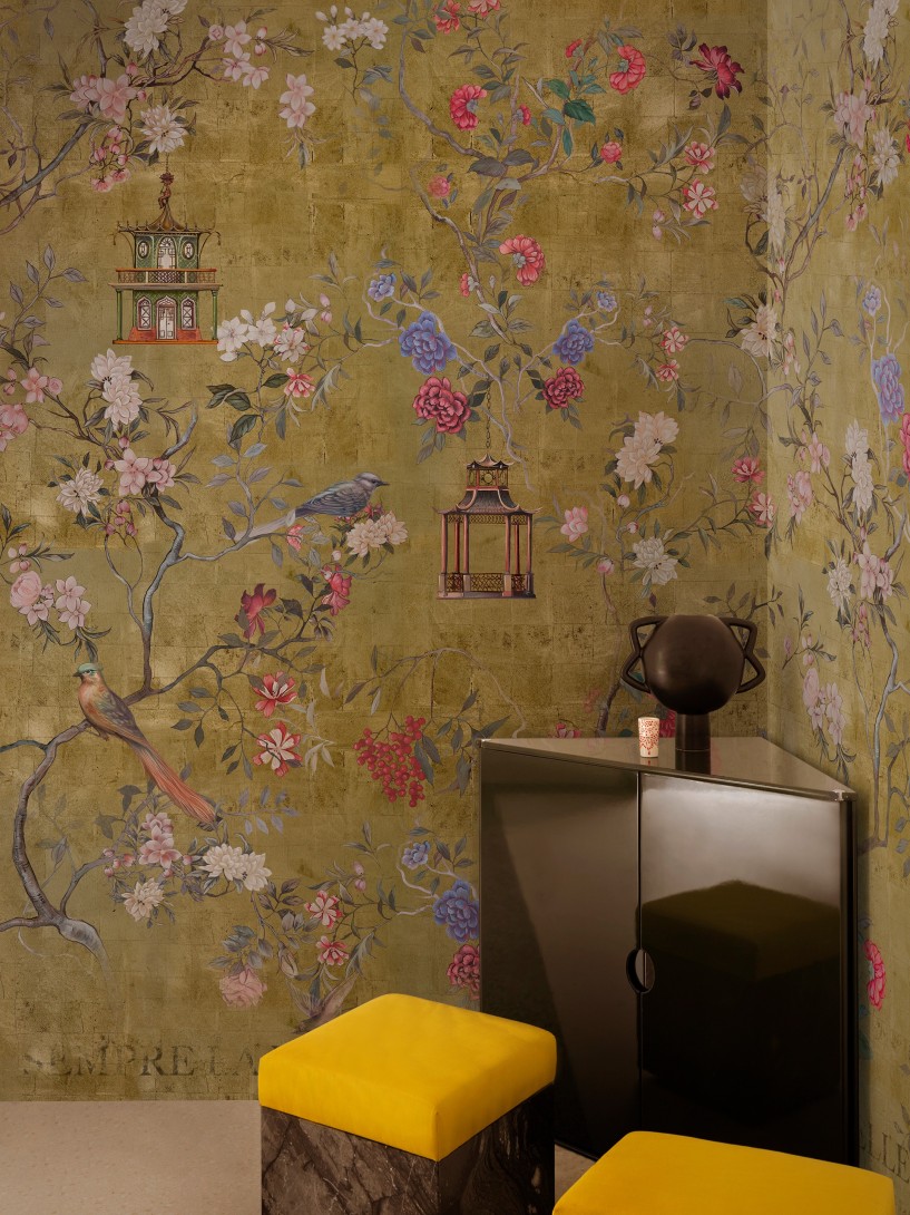 Wall & Deco WDOG2502 Contemporary 2025 Oriental Gold – mural orientalny