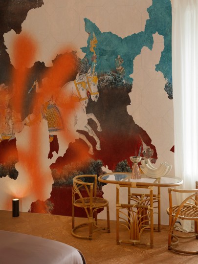 Wall & Deco WDOV2501 Contemporary 2025 Overlap – mural w orientalną scenę