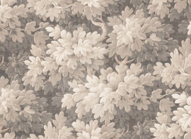 Rebel Walls R21352 Poetic Vintage Foliage Beige - mural imitujący tkaninę w liście
