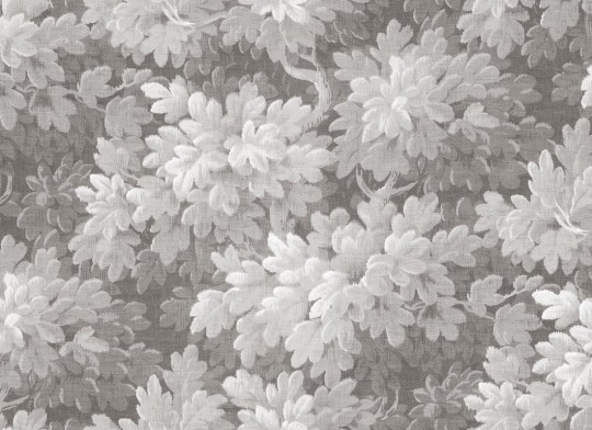 Rebel Walls R21354 Poetic Vintage Foliage Gray - mural imitujący tkaninę w liście