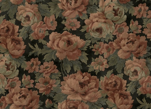 Rebel Walls R21010 Poetic Eternal Blossoms Black - mural w duże róże