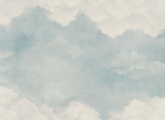 Rebel Walls R21225 Poetic Sky of Clouds Vintage - mural w ręcznie malowany pejzaż nieba