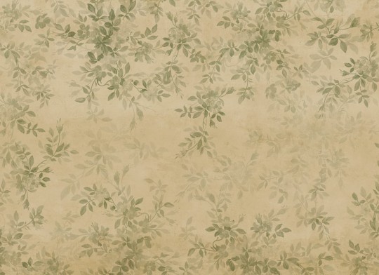 Rebel Walls R21000 Poetic Daydream Yellow - mural w liście na zamglonym tle