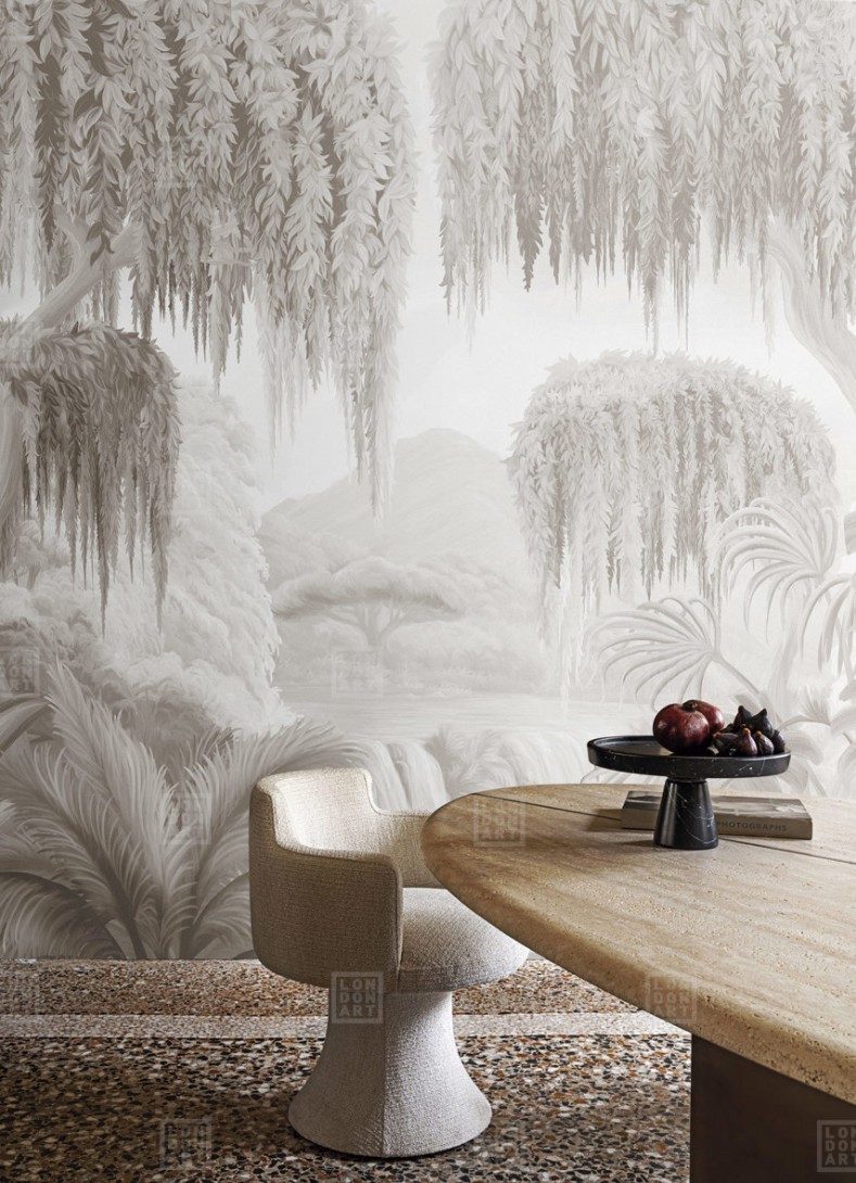 London Art BNV01 D Bon Voyage Les Plaines Sauvages - mural w egzotyczny krajobraz