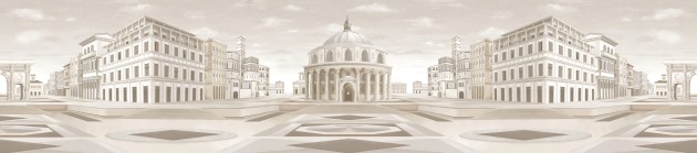 London Art BNV02 D Bon Voyage L'Utopie Moderne - mural w świątynie