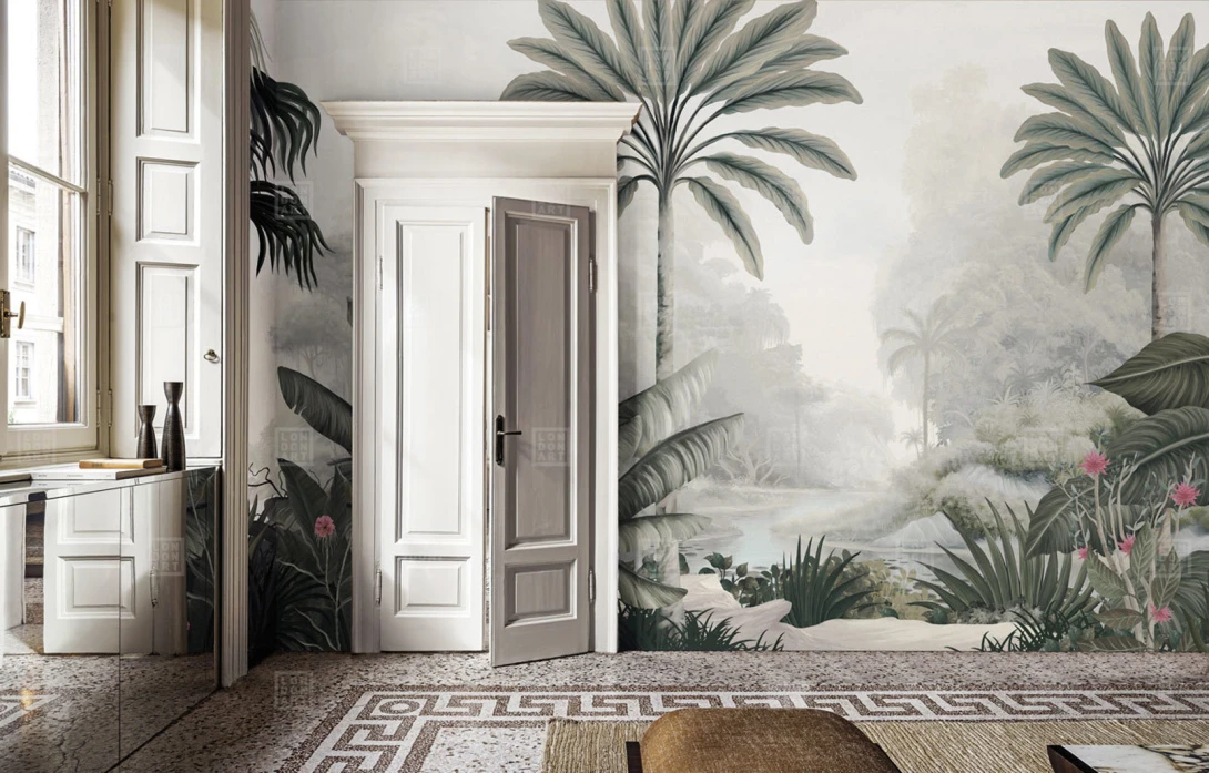 London Art BNV03 C Bon Voyage L'Âme Amazonienne - mural w tropikalny las