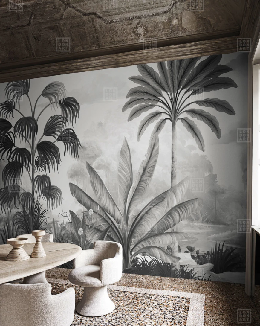 London Art BNV03 C Bon Voyage L'Âme Amazonienne - mural w tropikalny las