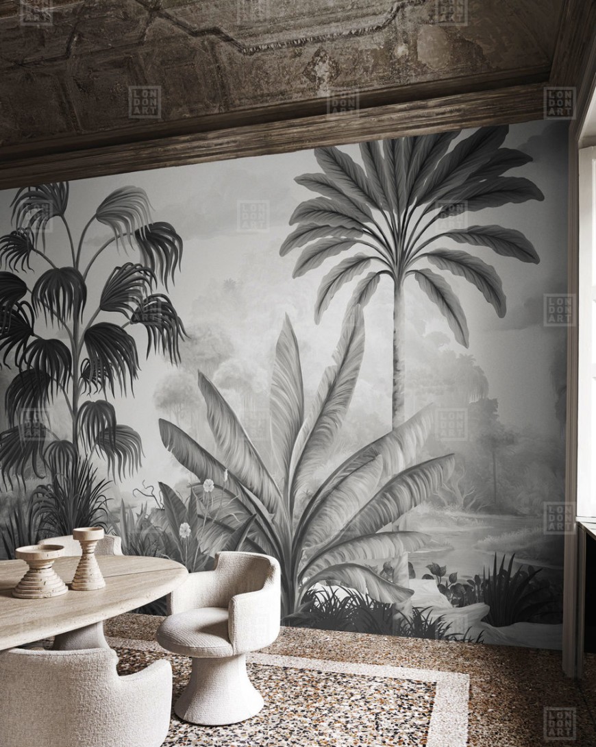 London Art BNV03 D Bon Voyage L'Âme Amazonienne - mural w tropikalny las