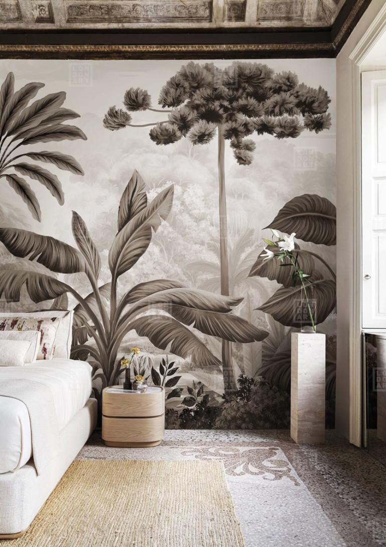 London Art BNV03 D Bon Voyage L'Âme Amazonienne - mural w tropikalny las