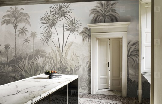 London Art BNV05 B Bon Voyage Les Rêves Orientaux - mural w egzotyczny krajobraz