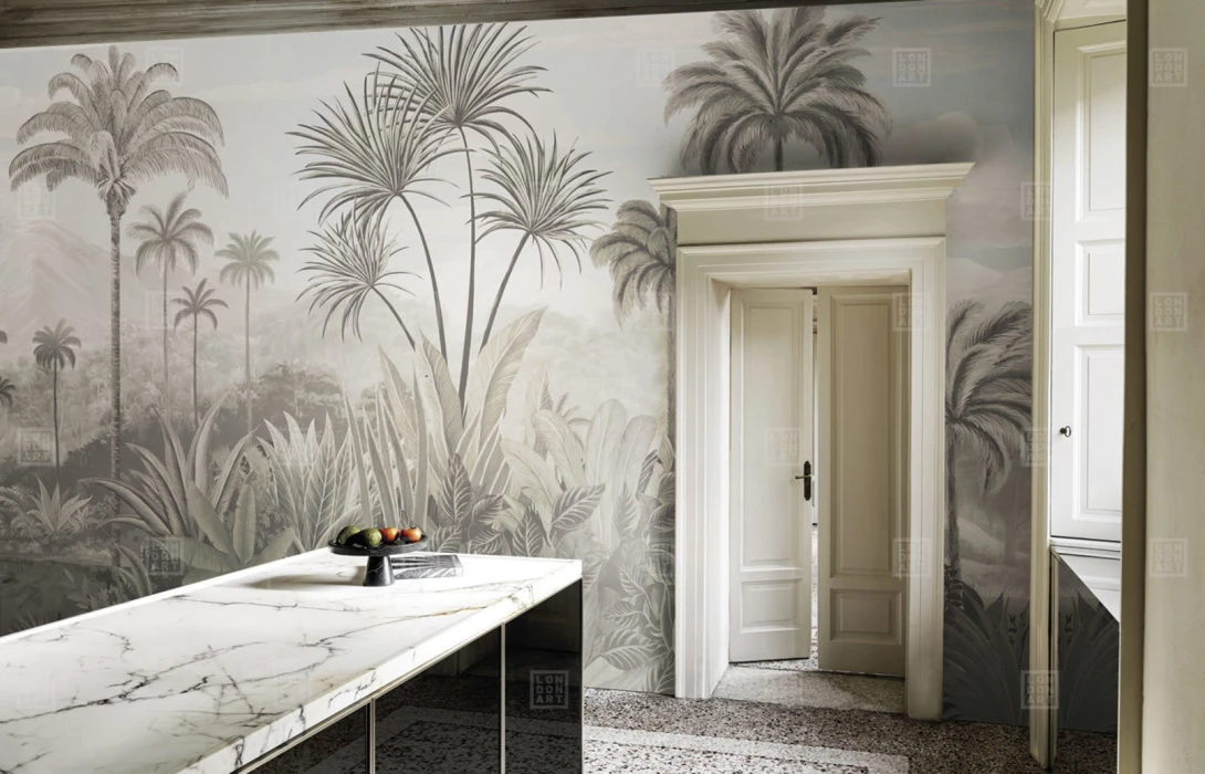 London Art BNV05 D Bon Voyage Les Rêves Orientaux - mural w egzotyczny krajobraz