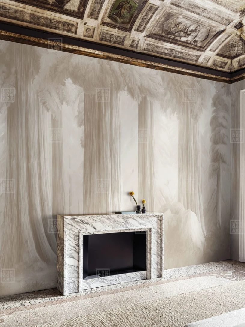 London Art BNV06 C Bon Voyage La Forêt Éternelle - mural w leśny krajobraz