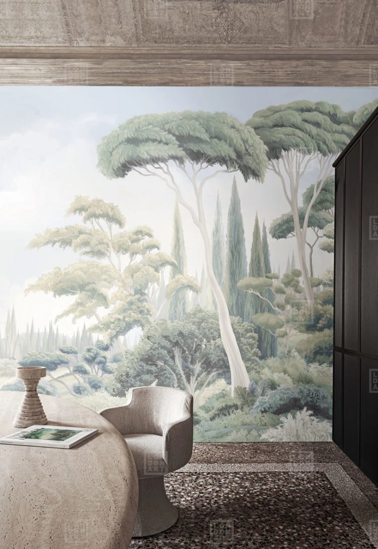 London Art BNV08 C Bon Voyage Le Cœur Méditerranéen - mural w śródziemnomorski pejzaż