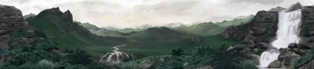 London Art BNV10 A Bon Voyage Les Glaces Enchantées - mural w górski krajobraz