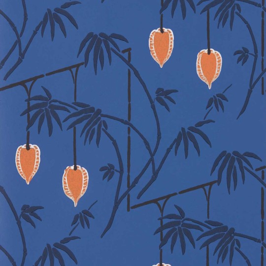 Harlequin 112941 Colour 3 Kimiko Majorelle – tapeta w kwiaty lampionu chińskiego