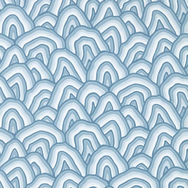 Harlequin 112928 Colour 3 Kumo Wild Water – tapeta z motywem pagórków