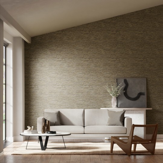 Harlequin 110771 Colour 3 Seri Truffle – tapeta imitująca tkaninę trawiastą