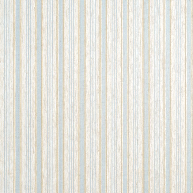 Thibaut T44001 Stripes & Checks Resource Bennett Stripe Spa Blue - tapeta w paski z lnianej siatki