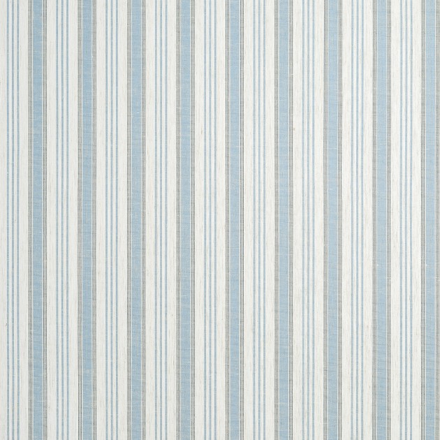 Thibaut T44002 Stripes & Checks Resource Bennett Stripe Blue - tapeta w paski z lnianej siatki