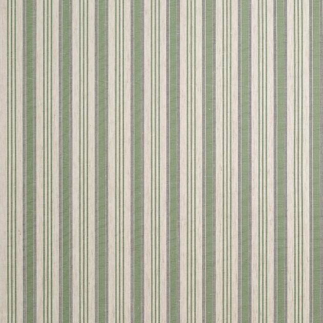 Thibaut T44003 Stripes & Checks Resource Bennett Stripe Green - tapeta w paski z lnianej siatki