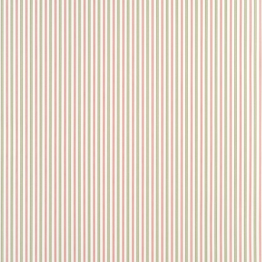 Thibaut T44064 Stripes & Checks Resource Conner Stripe Green and Pink - tapeta w wąskie paski