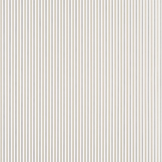 Thibaut T44065 Stripes & Checks Resource Conner Stripe Beige and Grey - tapeta w wąskie paski