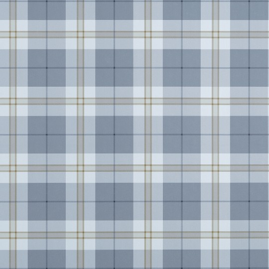 Thibaut T44069 Stripes & Checks Resource Douglas Plaid Slate - tapeta w kratę