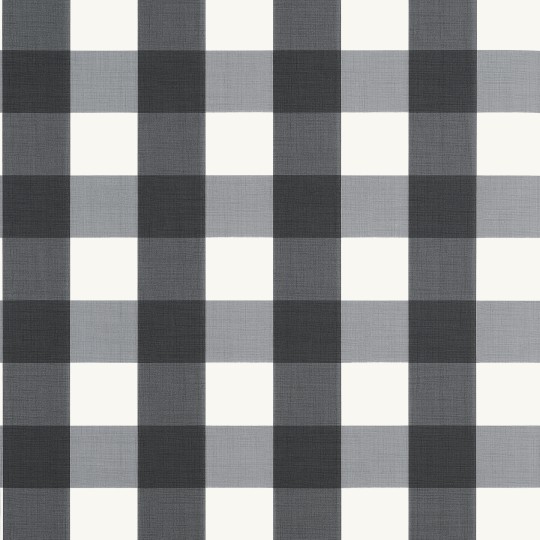 Thibaut T44076 Stripes & Checks Resource Buffalo Check Black - tapeta w kratę