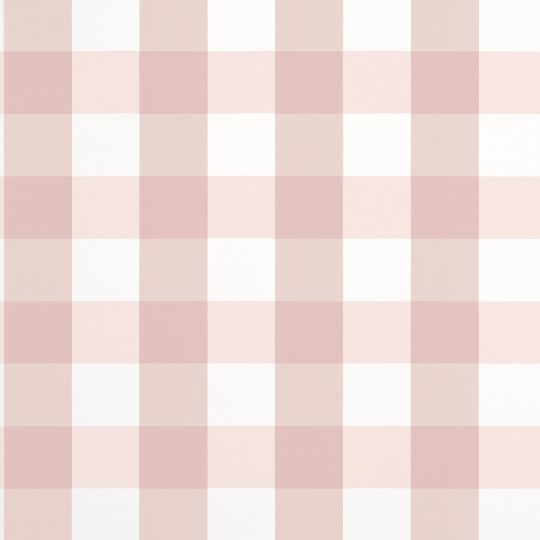 Thibaut T44081 Stripes & Checks Resource Buffalo Check Blush - tapeta w kratę