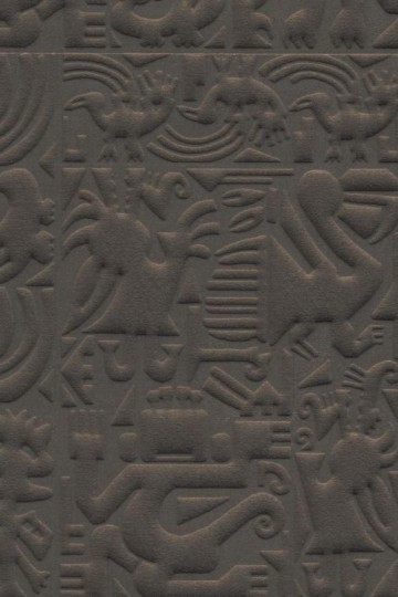 Arte 23904 Terra Chimu Graphite - tapeta trójwymiarowa inspirowana kamiennymi rzeźbami