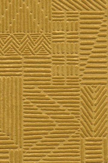 Arte 23924 Terra Carvato Mustard - tapeta trójwymiarowa inspirowana starożytnymi mozaikami