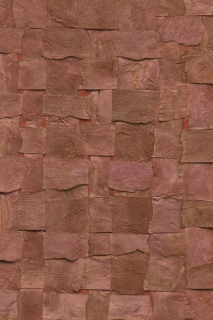 Arte 40703 Melaky Alba Nutmeg - tapeta mozaika z pasków kory morwy