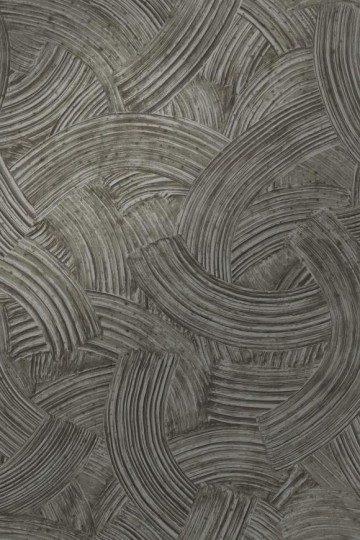 Arte 60104 Embleme Impasto Gunmetal - tapeta metaliczne pociągnięcia pędzla