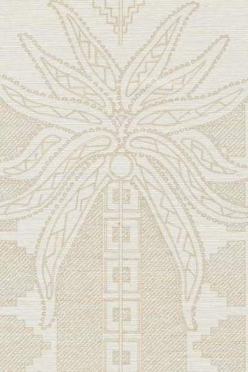 Arte 31700 Marquesa Fenua Silver Ivory - tapeta w palmy z sizalu