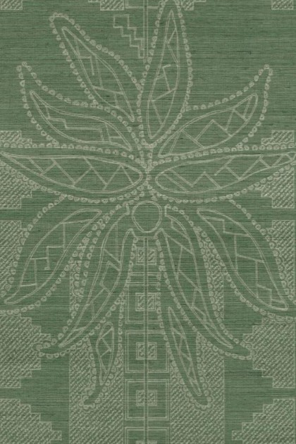 Arte 31702 Marquesa Fenua Silver Pine - tapeta w palmy z sizalu