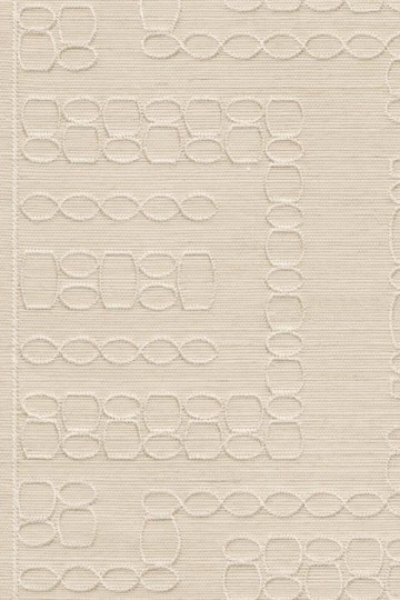 Arte 31710 Marquesa Taio Ivory - tapeta w haftowane okręgi na sizalu